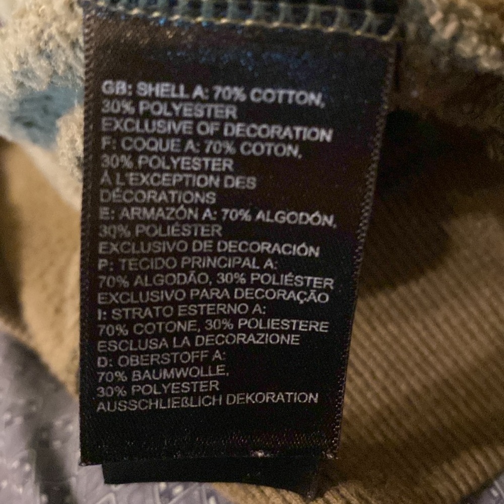The North Face Youth / Junior XL/TG Camo Green Hoodie - Picture 5 of 5